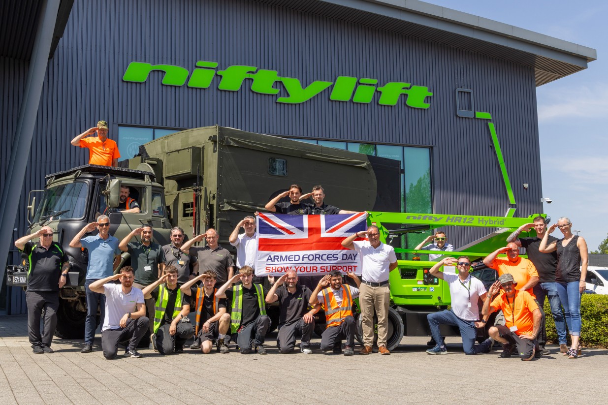 Niftylift Marks Armed Forces Day 2026
