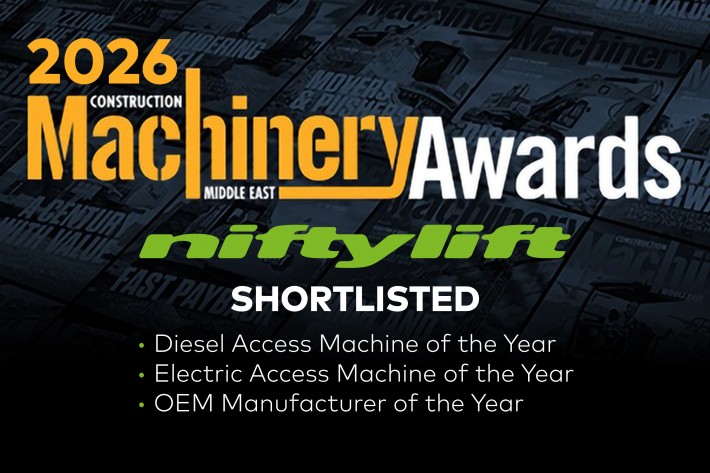 Niftylift shortlisted for Construction Machinery ME Awards Niftylift shortlisted for Construction Machinery ME Awards