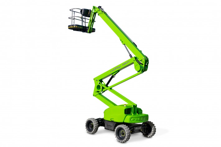 HR21 4x4 Hybrid at APEX 2026 Niftylift HR21 4x4 Hybrid boom lift at APEX 2026