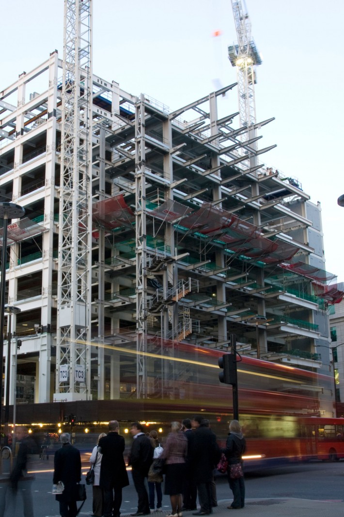 DeckRider® on Heron Tower The construction of Heron Tower, London