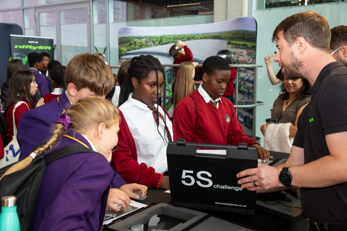 Niftylift Learning and Development team supporting STEM initiatives in Milton Keynes