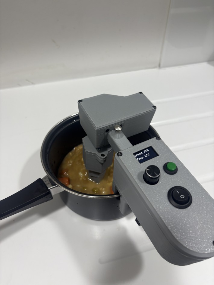 Photo of the Automated Stirrer prototype developed by Elevation Nation.